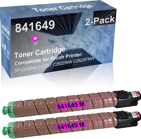 Amazon 2 Pack Magenta Compatible High Capacity 841649 Toner