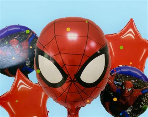 Set Globos Metalicos Spider Man Monserrat Garcia