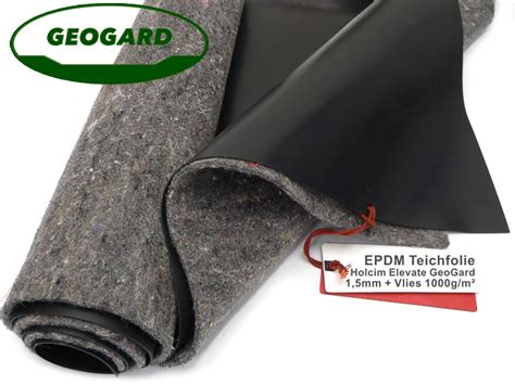 EPDM Teichfolie Elevate Geogard 1 5 Mm Inkl Teichvlies V1000