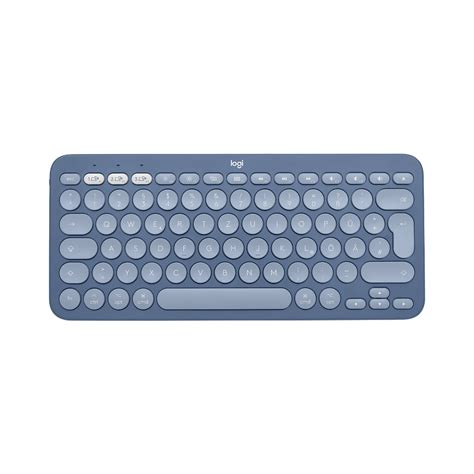 Teclado Bluetooth Multidispositivo Azul De Logitech K Tuin