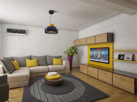 yellow design living room black fox interiors