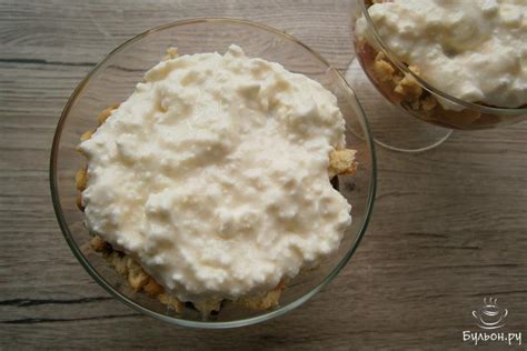 Творожный десерт с фруктами | рецепт пошагово, фото, отзывы