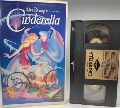 Rare Walt Disney Classic Cinderella Black Diamond Classics Vhs