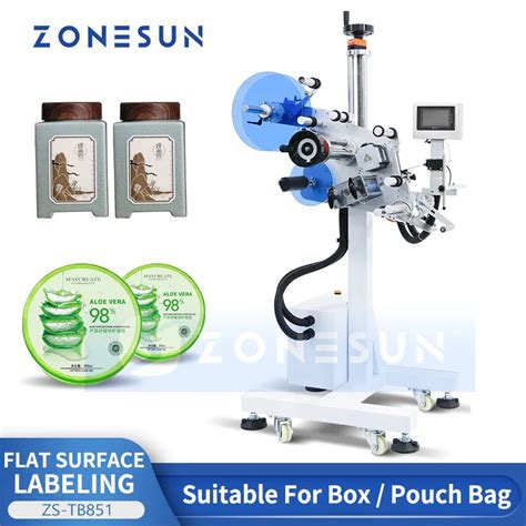 ZONESUN ZS TB851 Máquina Automática De Etiquetas De Superfícies Planas