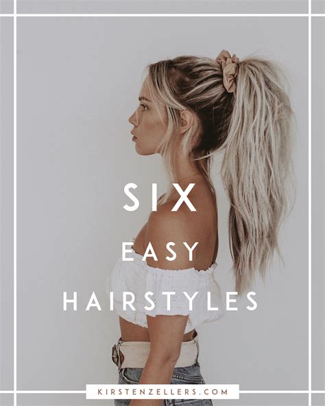 SIX Easy Scrunchy Hair Tutorials | Kirsten Zellers