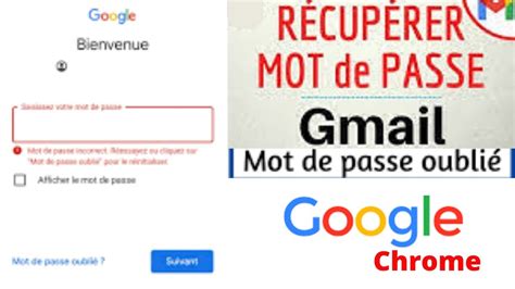 Comment R Cuper Le Mot De Passe Gmail Oubli Sur Google Youtube