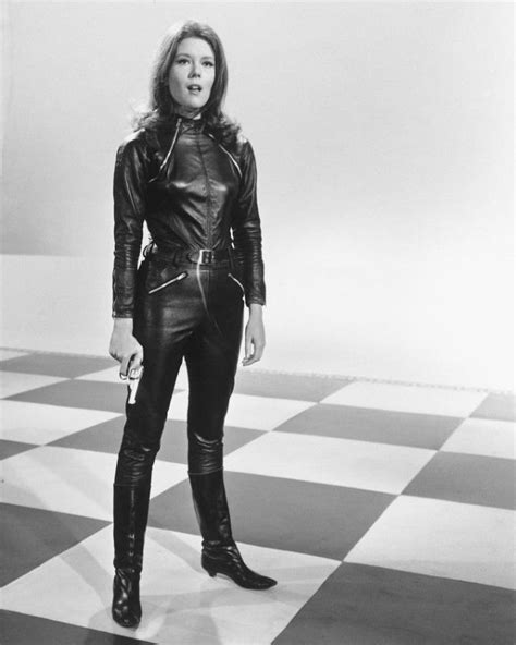 Diana Rigg In Catsuit Flashbak