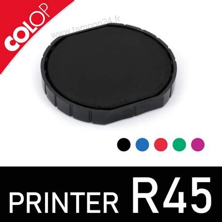 Encreur Pour Tampon Rond Colop Printer R 45