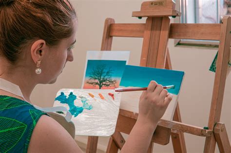 Curso De Pintura Em Tela Escola Quintal Das Artes