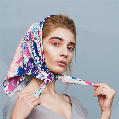 Silk scarves collection on Behance