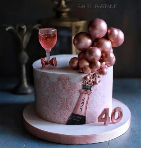 Pin By Ludi Licaj Vaja On Γενέθλια In 2024 40th Birthday Cakes Elegant Birthday Cakes 60th