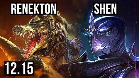 Renekton Vs Shen Top M Mastery Na Master Youtube