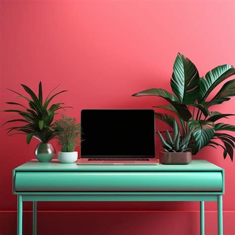 Free Photo View Of 3d Personal Computer With Workstation