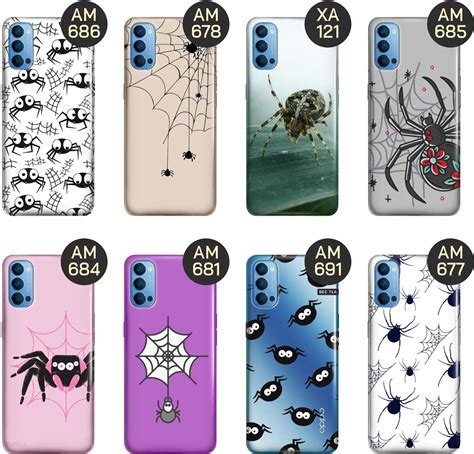 Hello Case Etui Do Oppo Reno 4 Pająk Spider Pajęczyna Etui na telefon