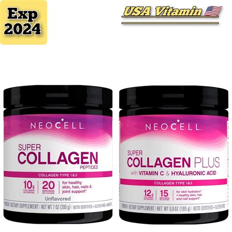 Jual Neocell Super Collagen Peptides Unflavored Powder Plus With