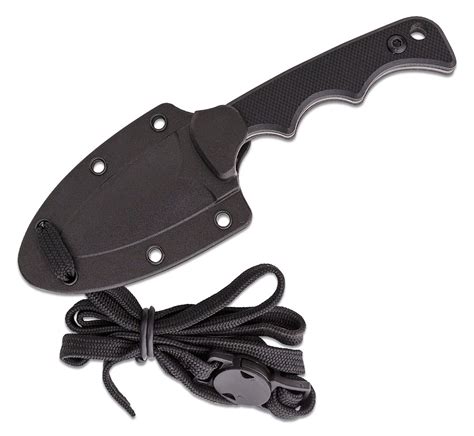 Smith & Wesson H.R.T. Spear Point Neck Knife 2" Black TiNi Spear Point ...