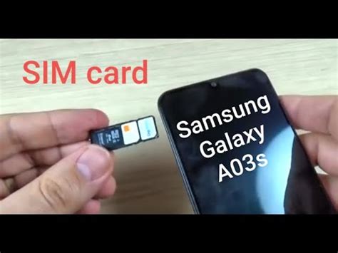 How To Put A Sim Card In Samsung Galaxy A S Youtube