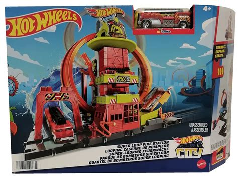 Mattel Hot Wheels City super hasičská stanice se smyčkou HKX Joy KIDS