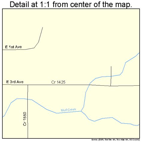 Caney Kansas Street Map 2010375