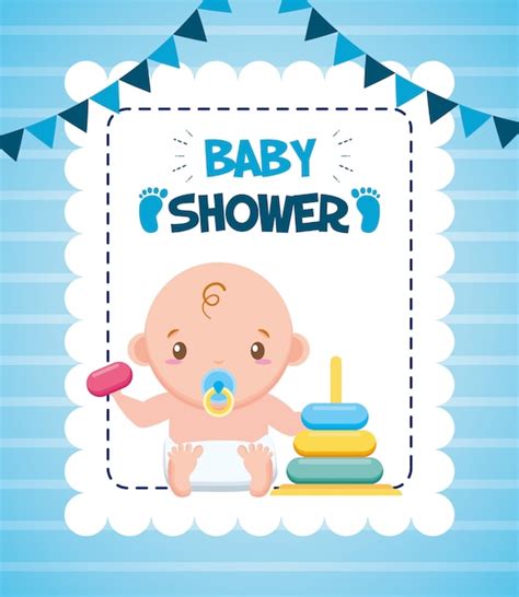 Strona Karta Baby Shower Dziecka Zdj Cia Darmowe Pobieranie Na