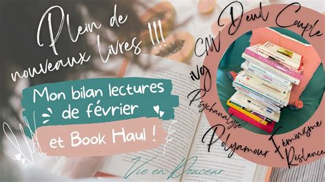 Mon bilan lectures de Février et Book haul Couple Deuil