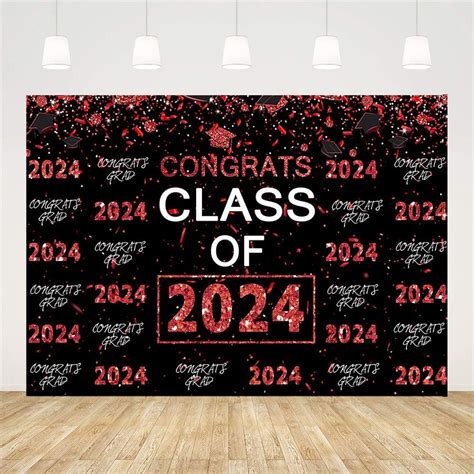 Avezano Graduation Backdrop Congrats Grad Graduation Party