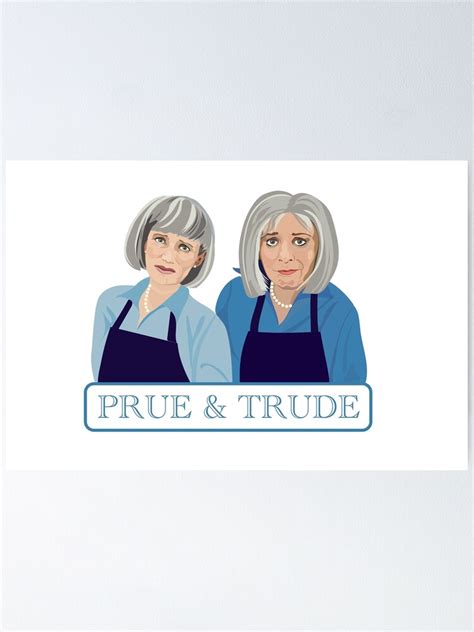 "Prue & Trude TITLE, Kath and Kim" Poster for Sale by wheatbeltdesign ...