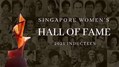 The Singapore Women S Hall Of Fame Inductees Youtube