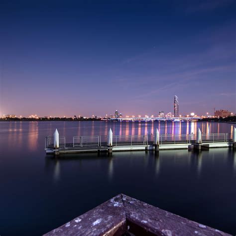 Architecture Bridge Buildings City Cityscape Dawn Dusk