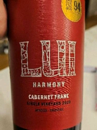 Lui Harmony Single Vineyard Cabernet Franc Vivino US