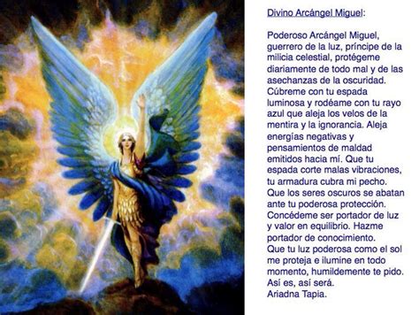 Arc Ngel Miguel Arc Ngeles Oracion A Los Arcangeles Arcangel Miguel