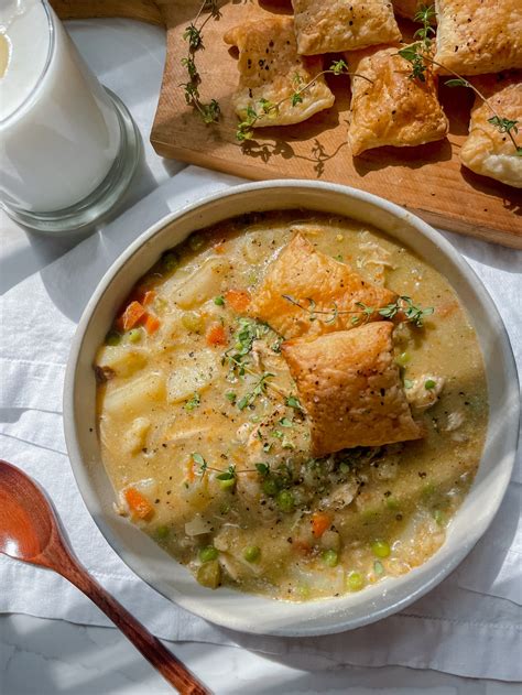 Potbelly Chicken Pot Pie Soup Recipe Delicious Homemade Comfort Kitchen Aiding