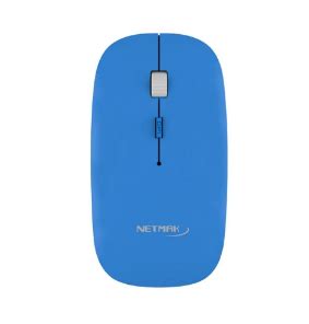 MOUSE INALMBRICO 2 4GHZ AZUL NETMAK NM W40B Meldim Informática