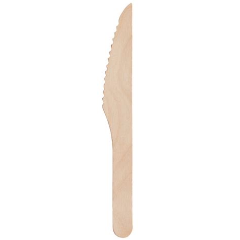 EcoChoice 6 1 4 Wooden Knife Compostable 100 Case