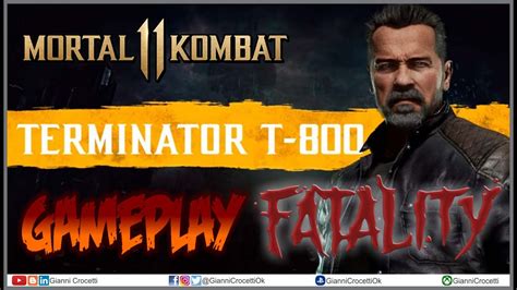 M K Mortal Kombat Terminator T Vs Shao Khan Gameplay