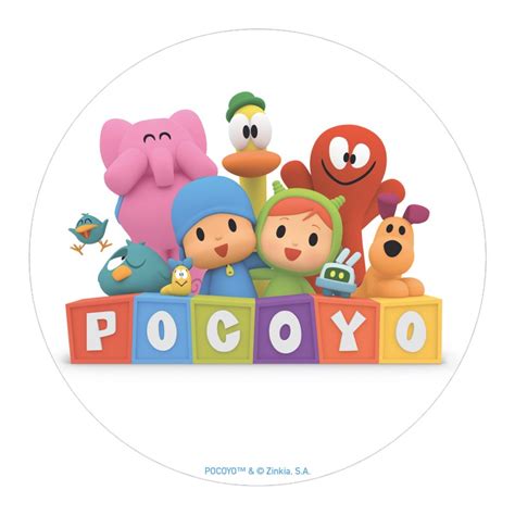 Gâteau Wafer Avec Pocoyo Design