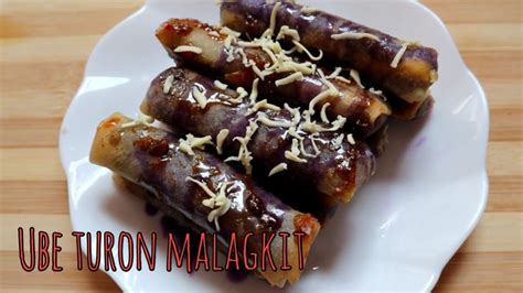 Yummy Ube Turon Malagkit With Mango Kg Dalayap Youtube