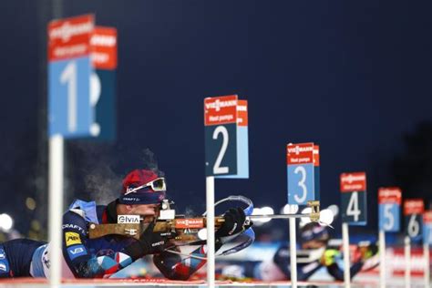 Biathlon Sturla Holm Laegreid interdit de mass start après un