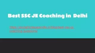 PPT Top 10 Best SSC Coaching Delhi PowerPoint Presentation Free