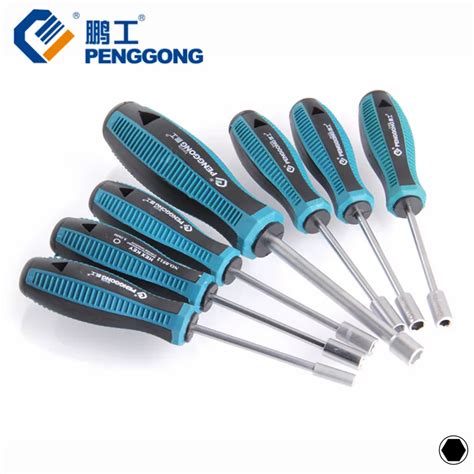 Penggong 7in1 Screwdriver Set Socket Driver Hex Nut Key Wrench Torque Screwdriver Hand Tool Set