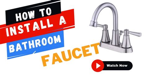 Glacier Bay Faucet Installation