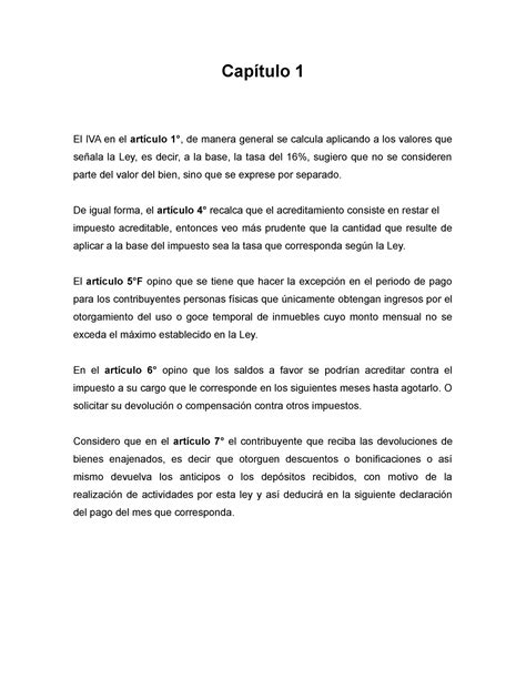 Proyecto del IVA Presentación de un breve resumen de la Ley del IVA