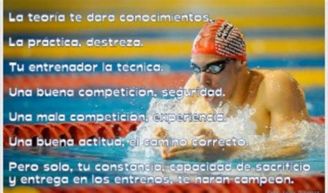 Reflejar Rigidez Teor A Establecida Natacion Frases Motivadoras Palma