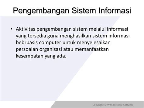 Materi Kuliah Sistem Informasi Pengembangan Sistem Informasi Pptx