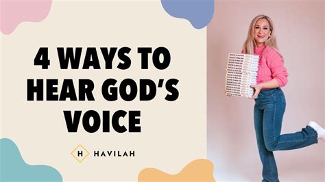 4 Ways To Hear God S Voice Havilah Cunnington YouTube