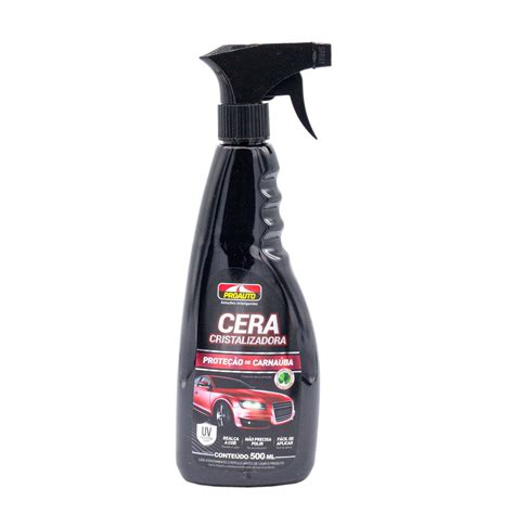 Cera L Quida Cristalizadora Carna Ba Ml Proauto Spray Aladim