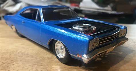 Plymouth Gtx Hadtop Pro Street T Plastic Model Car Vehicle