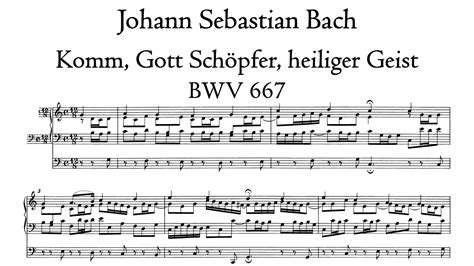 J S Bach Komm Gott Schöpfer Heiliger Geist BWV 667 Noordwolde