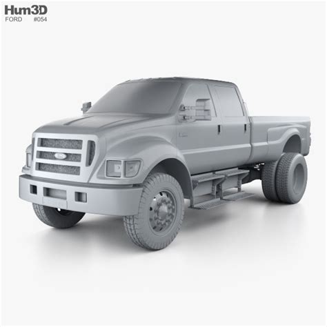 Ford F 650 F 750 Pickup 2014 3d Model Vehicles On Hum3d