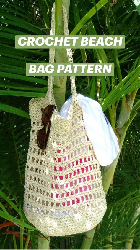 Crochet Beach Bag Pattern Download